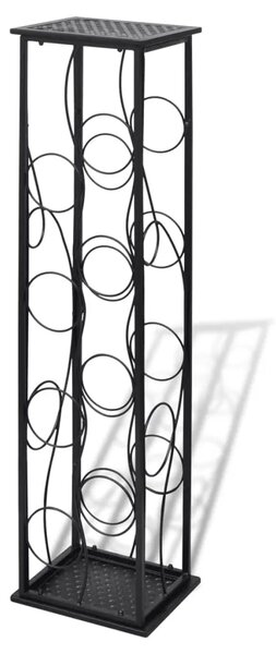 Stalak za Vino za 8 Boca Metalni - 23.5 x 21.5 x 100 cm 1 1 1