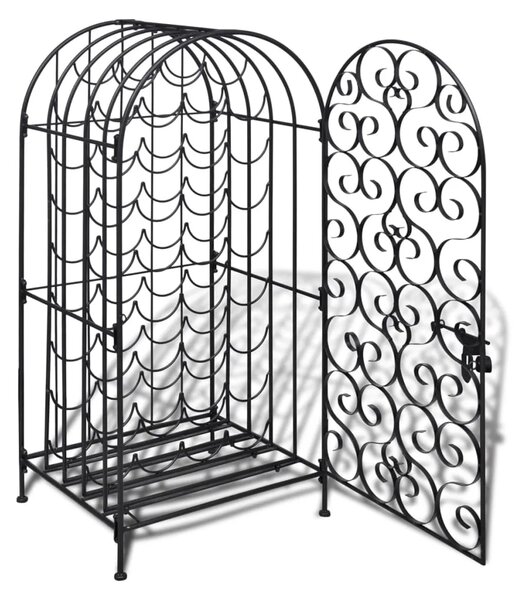 Stalak za Vino za 35 Boca Metalni - 44 x 38 x 100 cm 1 1 1
