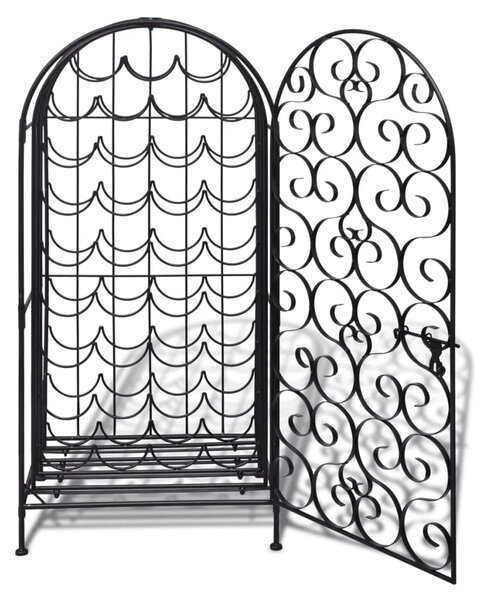 Stalak za Vino za 35 Boca Metalni - 44 x 38 x 100 cm 1 1 1