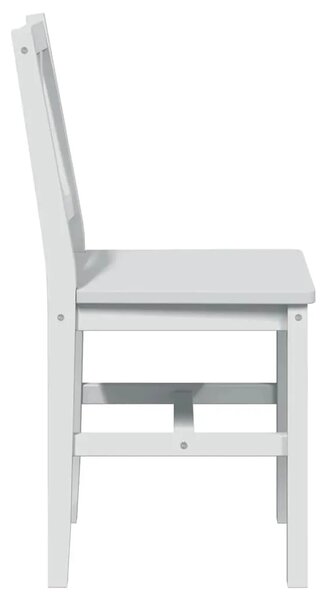 5-dijelni blagovaonski set bijeli - Bijela 5 4 5