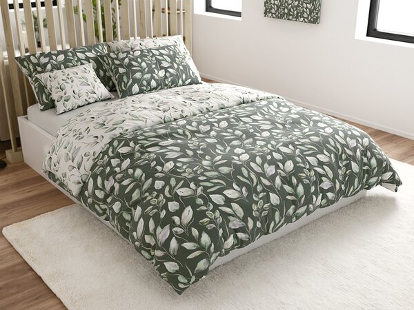 Posteljina od mikrovlakana DREAMFLOR zelena Dimenzije posteljine: 70 x 90 cm | 140 x 200 cm