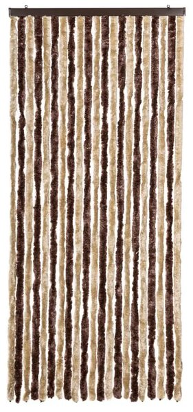 Zavjesa protiv muha - Zastor protiv insekata bež-svjetlosmeđi 90 x 220 cm šenil - bež i svjetlosmeđa 90 x 220 cm Bež i svjetlosm