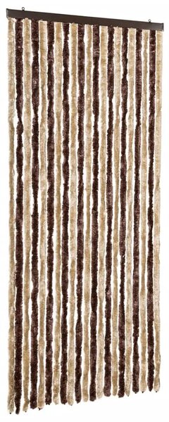 Zavjesa protiv muha - Zastor protiv insekata bež-svjetlosmeđi 90 x 220 cm šenil - bež i svjetlosmeđa 90 x 220 cm Bež i svjetlosm