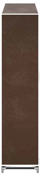 Ormarić za Cipele s Pokrovom od Tekstila 115 x 28 x 110 cm Smeđi - Smeđa 115 x 28 x 110 cm 1 1