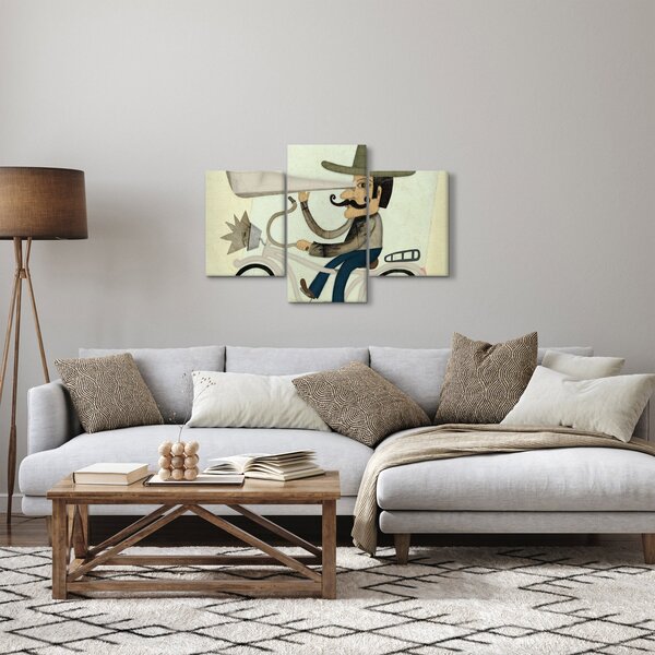 Astronom na kolesu (90x60 cm)