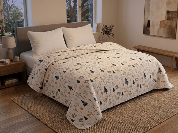 Prekrivač za krevet NORDIC NATURE, raznobojan Dimenzije: 170 x 210 cm
