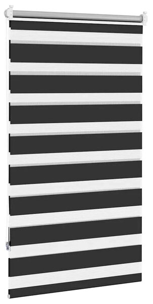 Zebra zavjesa 90 9 x 150 cm Širina tkanine 86 7 cm crna - Crna 90 x 150 cm Crna 90 x 150 cm