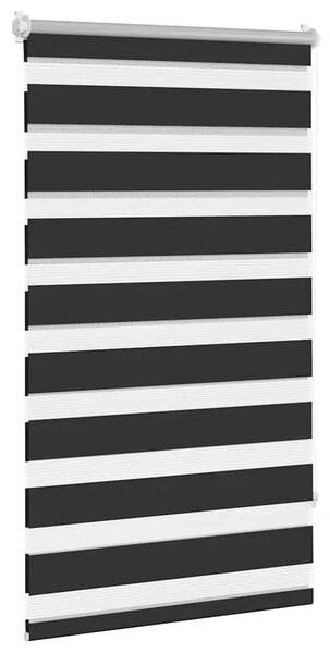 Zebra zavjesa 90 9 x 150 cm Širina tkanine 86 7 cm crna - Crna 90 x 150 cm Crna 90 x 150 cm
