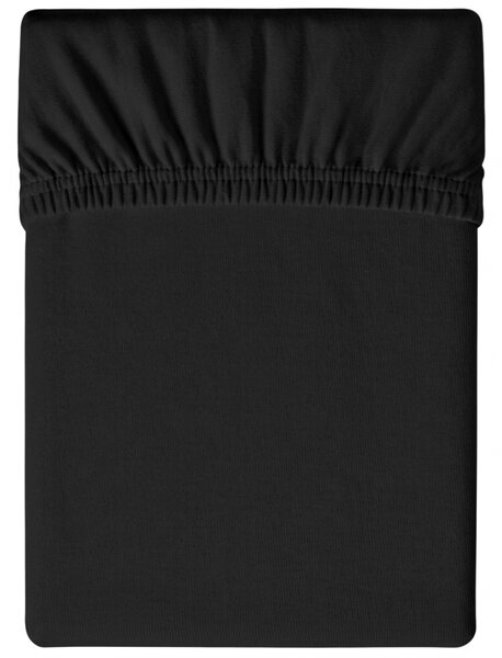 Jersey plahta crna 90 x 200 cm