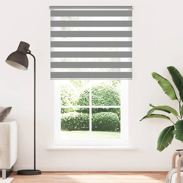 Zebra zavjesa 120 9 x 230 cm Širina tkanine 116 7 cm siva - Siva 120 x 230 cm Siva 120 x 230 cm