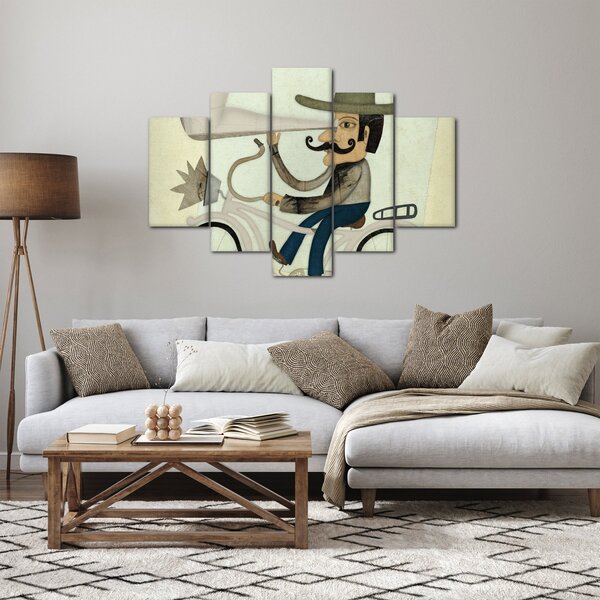 Astronom na kolesu (150x105 cm)