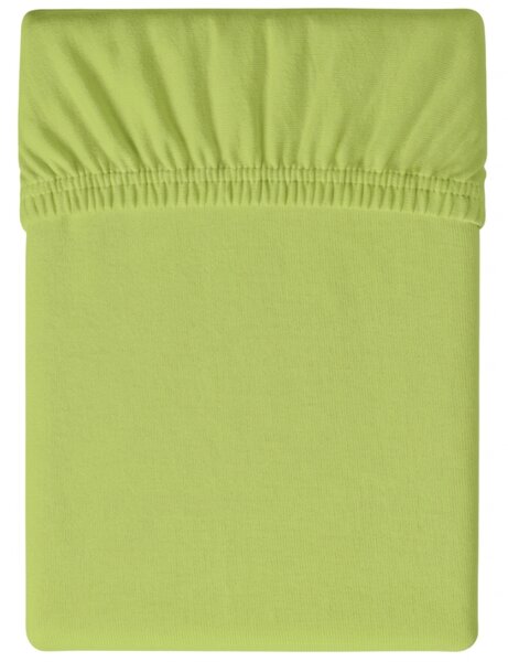 Jersey plahta BASIC svijetlo zelena 90 x 200 cm