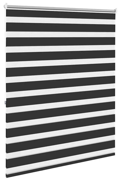 Zebra zavjesa 140 9 x 175 cm Širina tkanine 136 7 cm crna - Crna 140 x 175 cm Crna 140 x 175 cm