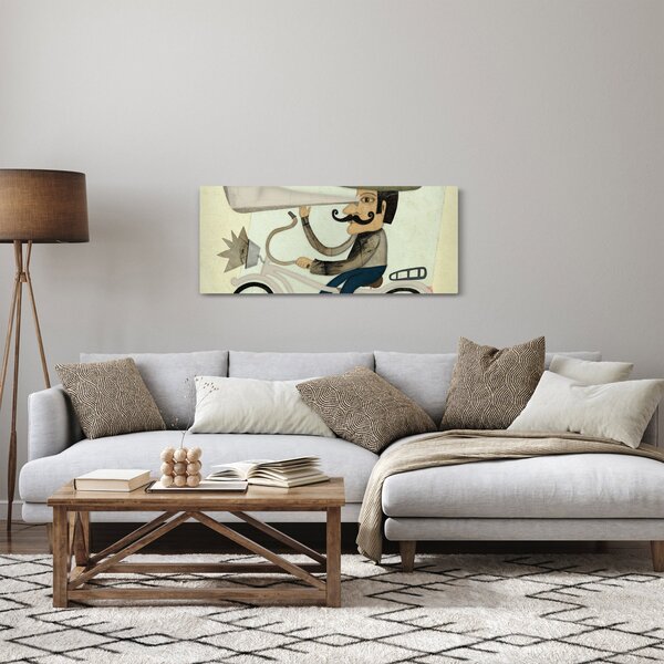 Astronom na kolesu (120x50 cm)