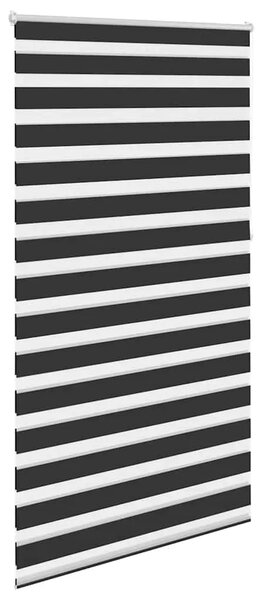 Zebra zavjesa 120 9 x 230 cm Širina tkanine 116 7 cm crna - Crna 120 x 230 cm Crna 120 x 230 cm