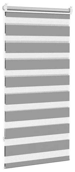 Zebra zavjesa 60 9 x 120 cm Širina tkanine 56 7 cm siva - Siva 60 x 120 cm Siva 60 x 120 cm