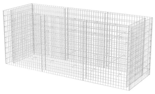 Gabionska sadilica čelična 270 x 90 x 100 cm - 270 x 90 x 100 cm 1 270 x 90 x 100 cm