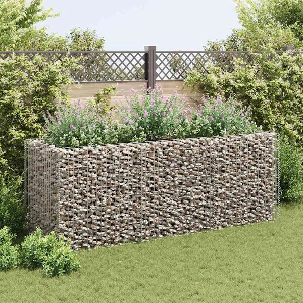 Gabionska sadilica čelična 270 x 90 x 100 cm - 270 x 90 x 100 cm 1 270 x 90 x 100 cm