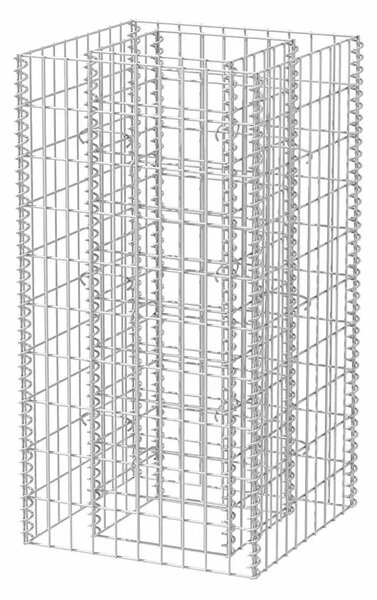 Gabionska sadilica čelična 50 x 50 x 100 cm - 50 x 50 x 100 cm 1 50 x 50 x 100 cm