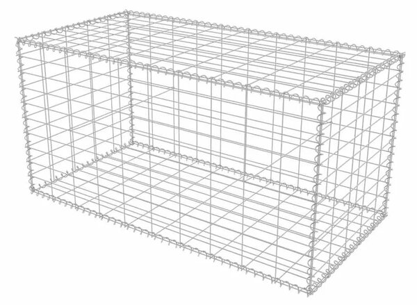 Gabion - Gabion ograde - Gabionska košara od pocinčanog čelika 100 x 50 x 50 cm - 100 x 50 x 50 cm 1 100 x 50 x 50 cm