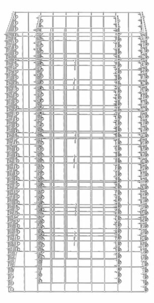 Gabionska sadilica čelična 50 x 50 x 100 cm - 50 x 50 x 100 cm 1 50 x 50 x 100 cm