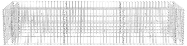 Gabionska sadilica čelična 270 x 90 x 50 cm - 270 x 90 x 50 cm 1 270 x 90 x 50 cm