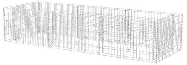 Gabionska sadilica čelična 270 x 90 x 50 cm - 270 x 90 x 50 cm 1 270 x 90 x 50 cm