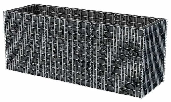 Gabionska sadilica čelična 270 x 90 x 100 cm - 270 x 90 x 100 cm 1 270 x 90 x 100 cm