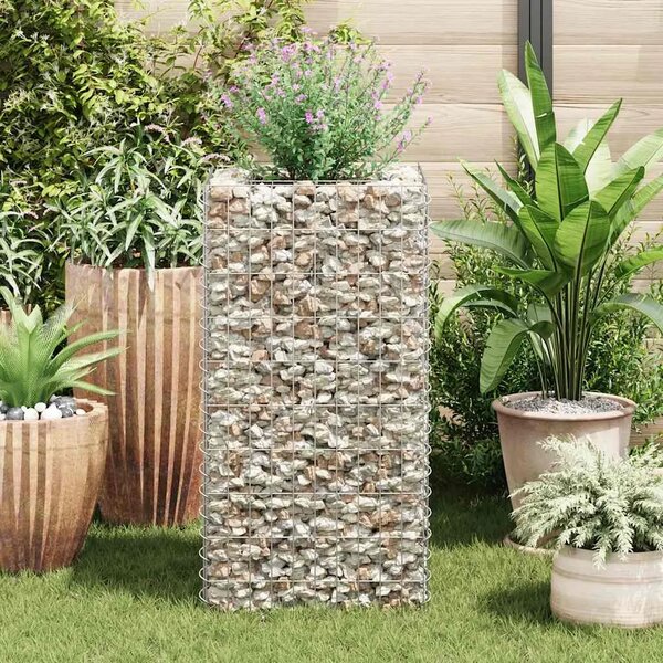 Gabionska sadilica čelična 50 x 50 x 100 cm - 50 x 50 x 100 cm 1 50 x 50 x 100 cm