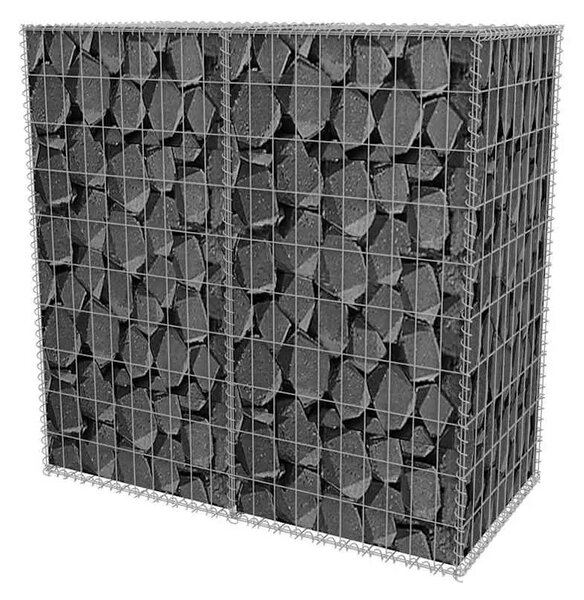 Gabion - Gabion ograde - Gabionska košara od pocinčanog čelika 100 x 50 x 100 cm - 100 x 50 x 100 cm 1 100 x 50 x 100 cm