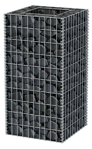 Gabionska sadilica čelična 50 x 50 x 100 cm - 50 x 50 x 100 cm 1 50 x 50 x 100 cm
