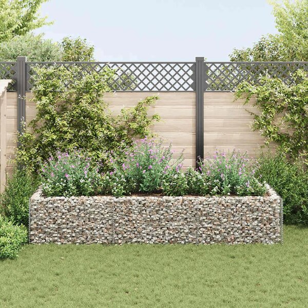 Gabionska sadilica čelična 270 x 90 x 50 cm - 270 x 90 x 50 cm 1 270 x 90 x 50 cm