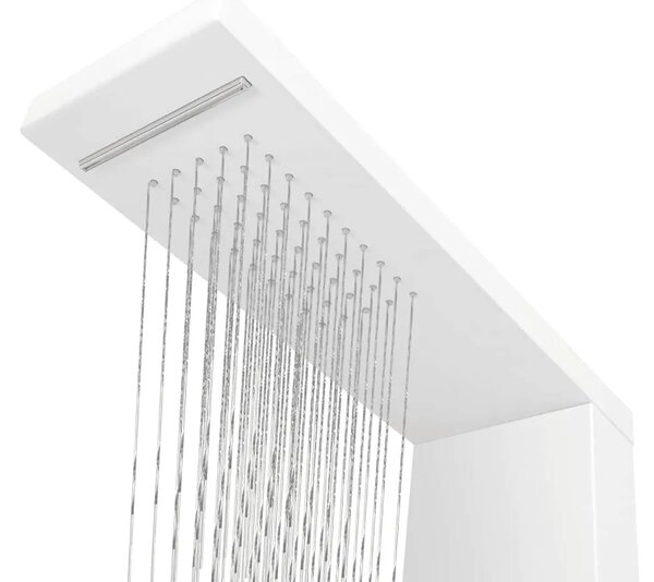 Tuš panel Aluminijski Mat bijeli - Bijela 15 x 47 x 130 cm Bijela 15 x 47 x 130 cm