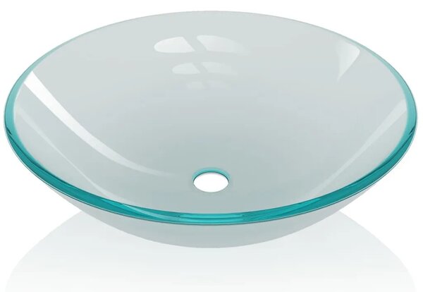 Lavabo - Umivaonik od Kaljenog Matiranog Stakla 42 cm - Matirano Bez slavine Matirano Bez slavine