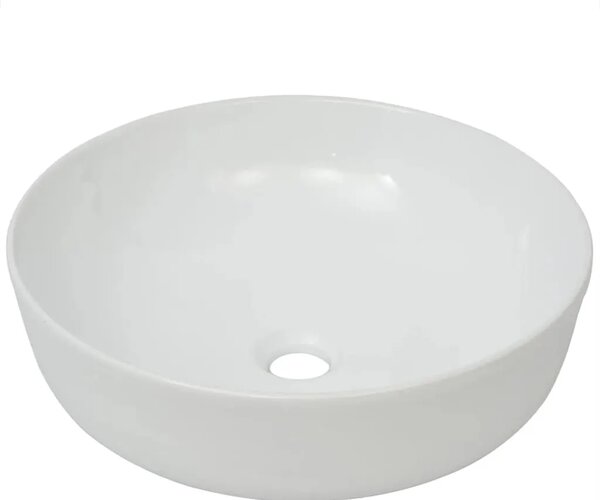Lavabo - Umivaonik Okrugli Keramički Bijeli 41 5x13 5 cm - Bijela Bijela