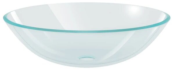 Lavabo - Umivaonik Kaljeno Staklo 42 cm Prozirni - Transparentan Bez slavine Transparentan Bez slavine