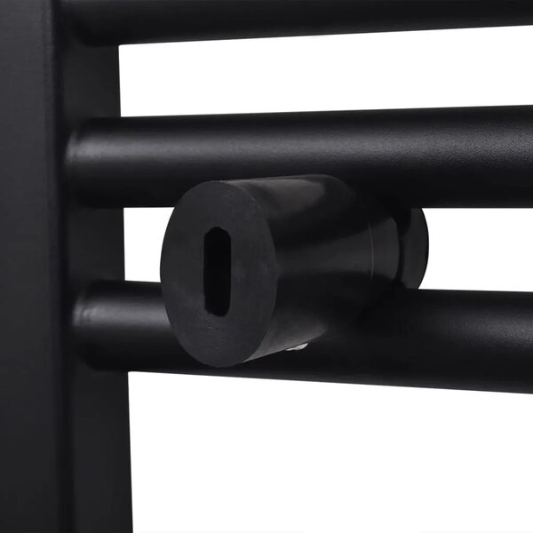 Crni kupaonski radijator za centralno grijanje zaobljeni 480 x 480 mm - Crna 480 x 480 mm 1 Zakrivljeni