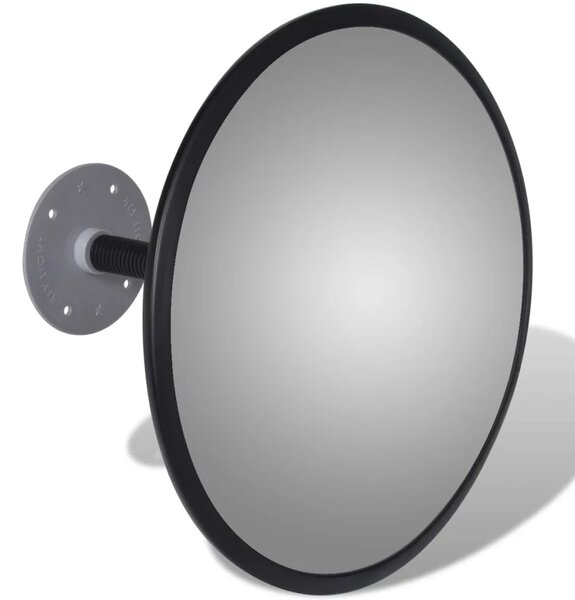 Konveksno unutrašnje plastično akrilno ogledalo crno 30 cm - Ø 30 cm 1 Ø 30 cm