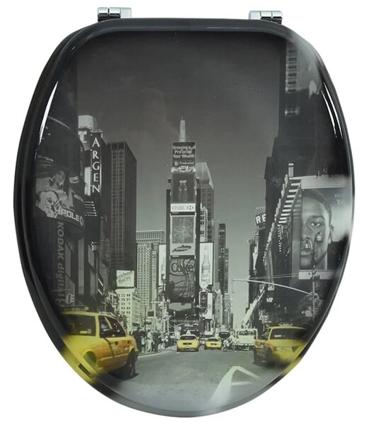 Daska za wc - Toaletna daska MDF s uzorkom New Yorka - 1 New York Ne New York