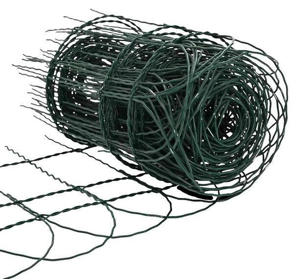 Ograda za gredice željezna 25x0 4 m - Zelena 25 x 0.4 m 1 25 x 0.4 m
