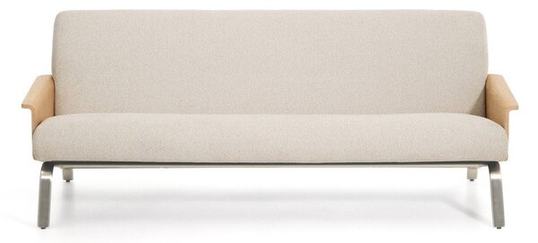 Bež sofa od šenila 205 cm Amsen – Kave Home