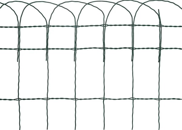 Ograda za gredice željezna 25x0 4 m - Zelena 25 x 0.4 m 1 25 x 0.4 m