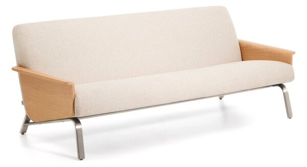 Bež sofa od šenila 205 cm Amsen – Kave Home