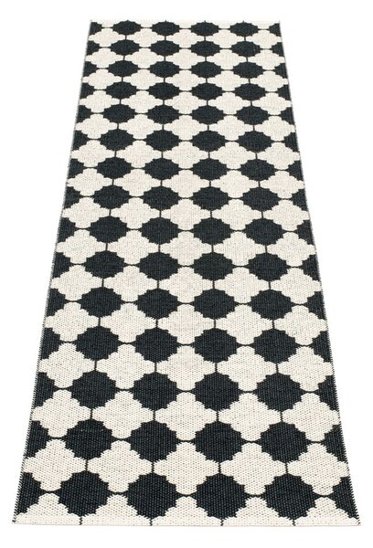 Crno-bijela unutarnja i vanjska staza 70x225 cm Marre Black Coral – Pappelina