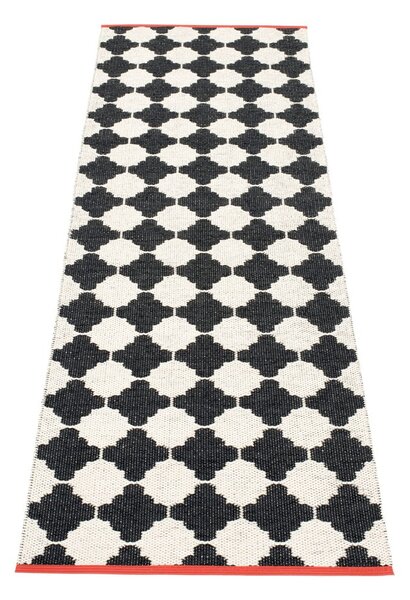 Crno-bijela unutarnja i vanjska staza 70x225 cm Marre Black Coral – Pappelina