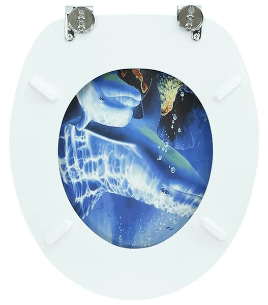 Sjedalo za WC školjku MDF dezen delfina - 1 Dupini Ne 1