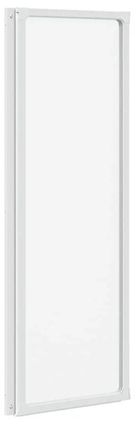 Pregrada za kadu s 3 sklopiva panela 117 x 120 cm - Bijela 120 x 117 cm Matirano 120 x 117 cm