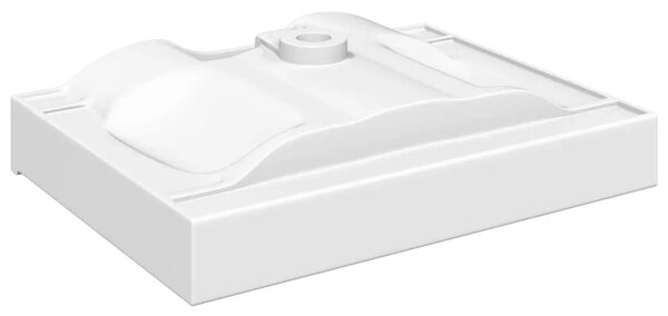 Luksuzni keramički pravokutni Lavabo - Umivaonik bijeli 60 x 46 cm - Bijela Bijela