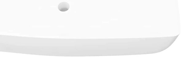 Luksuzni Keramički Pravokutni Lavabo - Umivaonik Bijeli 71 x 39 cm - Bijela Bijela