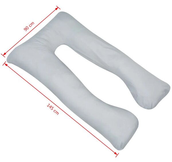 Jastuk za Trudnice 90x145 cm Sivi - Siva 90 x 145 cm 1 Siva